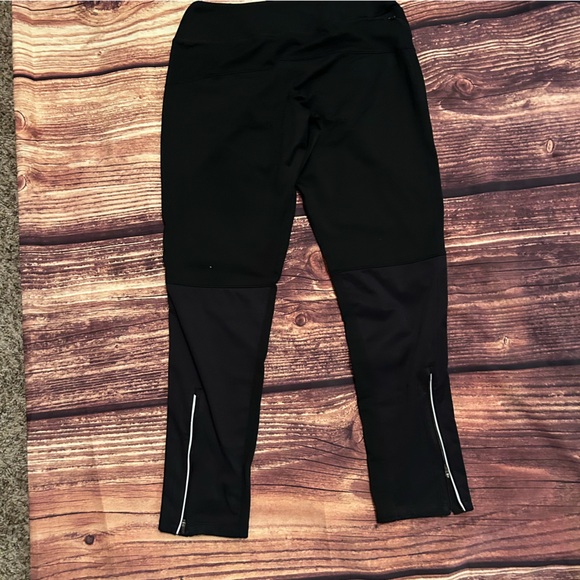 Nike Dri-Fit Thermal Running Pants Men’s M Black Gym Fitness Workout Hi-Viz - Picture 6 of 8